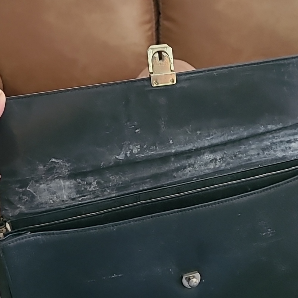 Burberry Black Leather Men's Briefcase - Picture 10 of 13